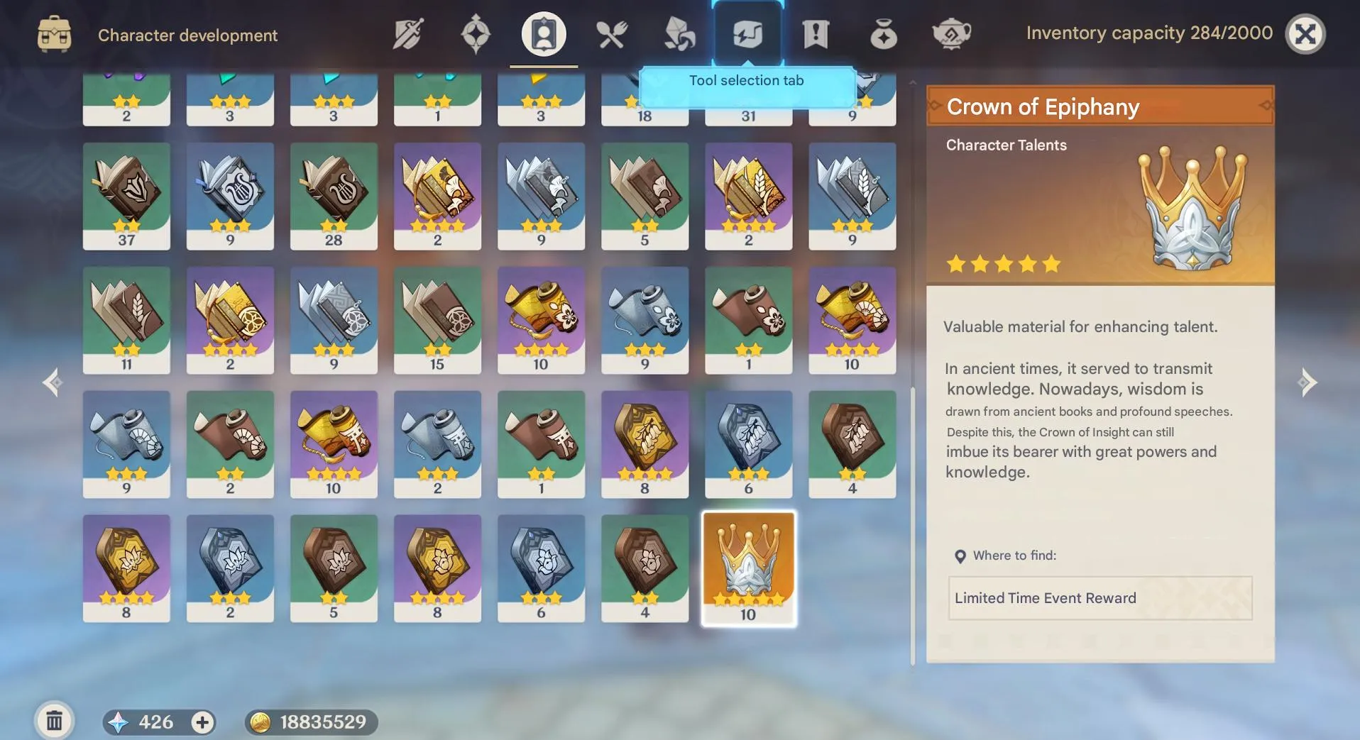 GI1539 Starter Wanderer + Tulaytullah's Remembrance + Tighnari, AR47, Europe 